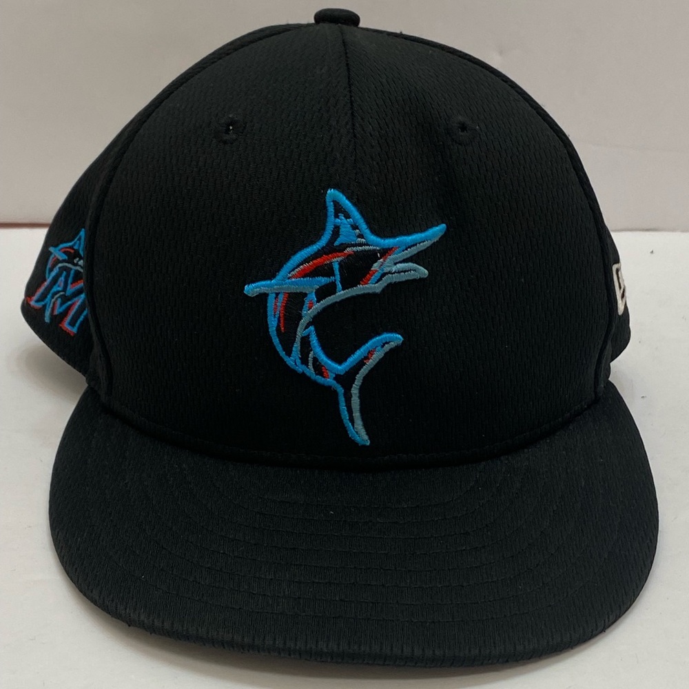 New Era Hat Miami Marlins Baseball 2021 Spring Training patch cap hat size 7 1/8